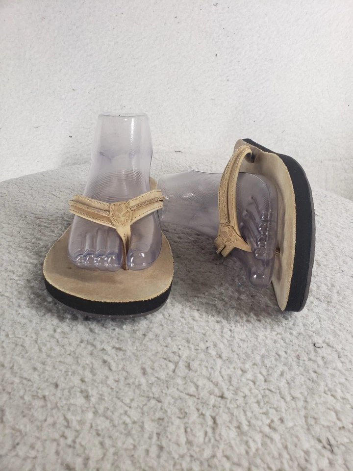 Sandalias Reef para mujer planas 11 tela tostada sin cordones informales cómodas chanclas zapatos Foto 3 de 4