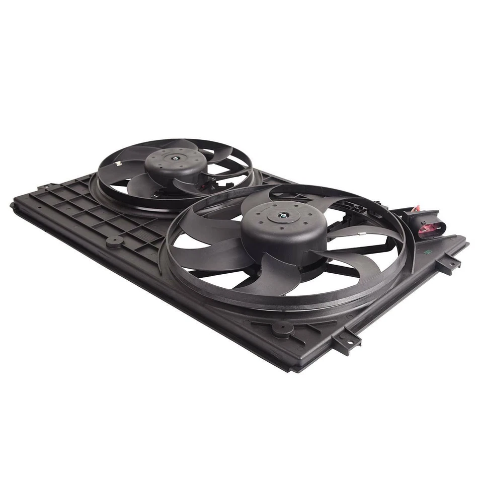 Fit 2005-2016 Volkswagen Jetta 2006-2018 Passat Radiator Cooling Dual Fan - Image 4 of 4