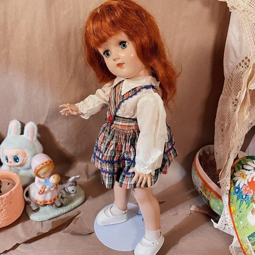 Vintage Ideal Toni Doll P-91 Hard Platic REDHEAD Original Tagged Dress 16" - Picture 7 of 19