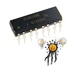 2 pcs pcs. ILQ620GB Quad Optocoupler 4 Channel Phototransistor TLP620-4 DIP16 I