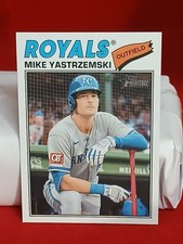 Mike Yastrzemski #63 2026 Topps Heritage Royals