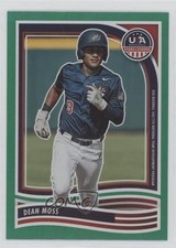2024 Panini Stars and Stripes Green Dean Moss #190 0v6i