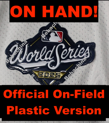 2025 World Series Patch Jersey LA Dodgers On Field Guggenheim G