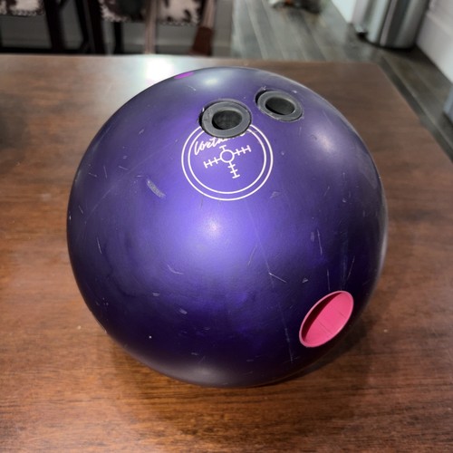 Used 16 Lb Hammer Purple Urethane Bowling Ball Single Drill Purple Pin