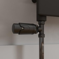 Vertical Horizontal Designer Radiator Oval Column Flat Panel Heating Rad Valves