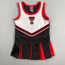Vintage Nike Texas Tech University Cheerleader Uniform Girls 4T Red Raiders