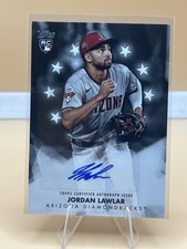 JORDAN LAWLAR 2024 TOPPS BASEBALL STARS AUTOGRAPHS BLACK (SERIES TWO) RC AUTO