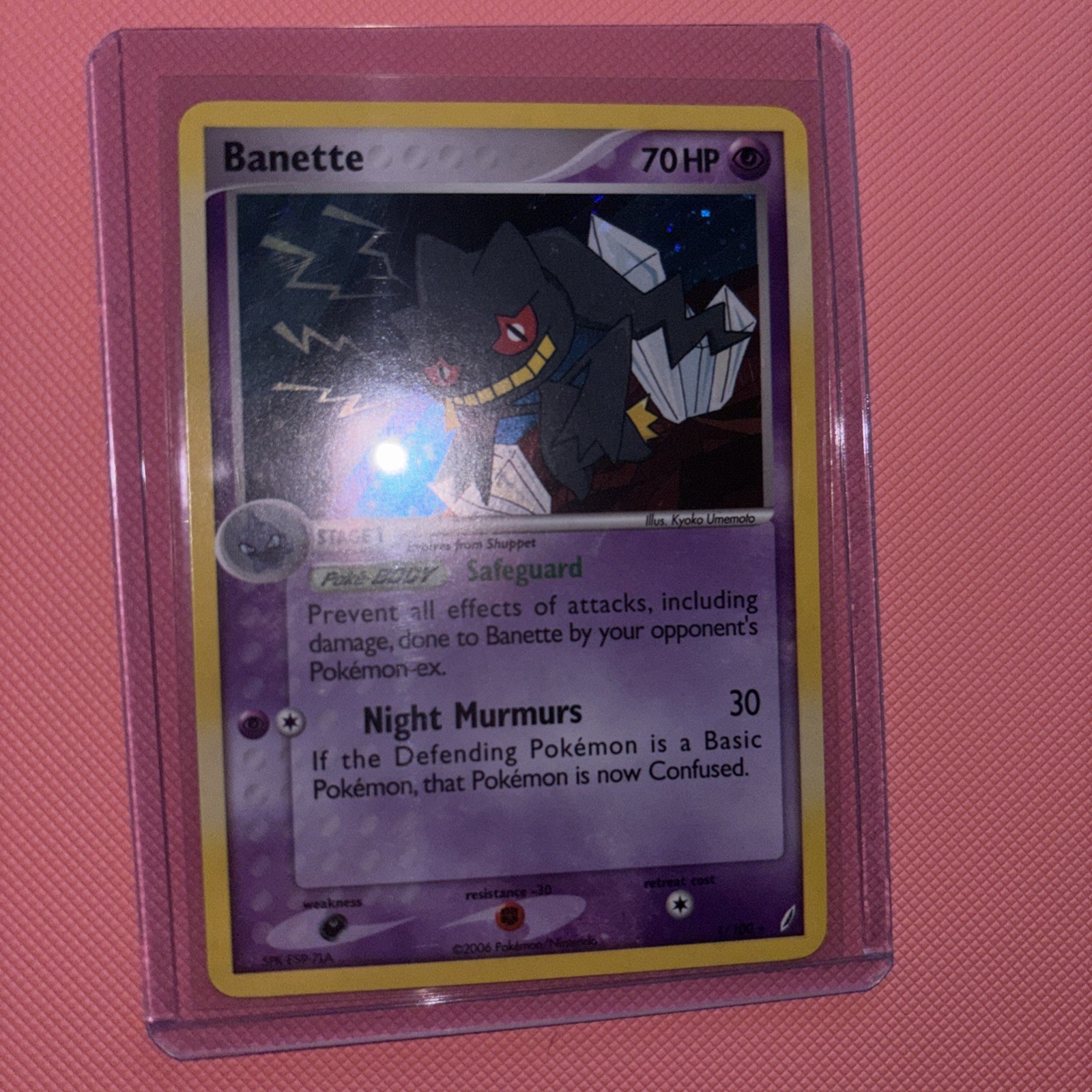 Pokémon TCG Banette 1/100 Crystal Guardians Holo Rare NM