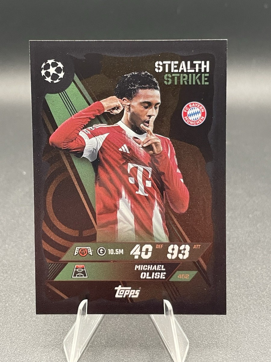 Michael Olise Stealth Strike Topps Match Attax 2025/2026 Bayern