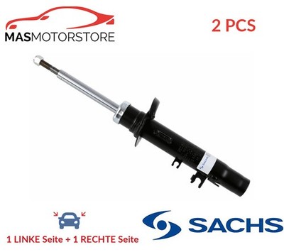 STOSSDAMPFER STOßDÄMPFER 2 STÜCK PAAR SACHS 350 687 2PCS A FÜR PEUGEOT 1007