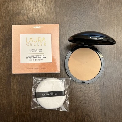 Laura Geller Double Take Baked Versatile Powder Foundation 0.9 oz FAIR 0022034B