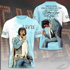 Elvis Presley 3D T-Shirt Unisex T-Shirt 3D, gift for fans