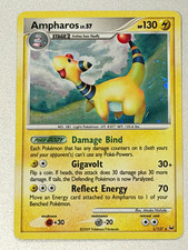 The Pokémon Company Ampharos Platinum Holo Rare EN Stage 2 HP130 1/127 on eBay