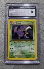 Crobat Neo Revelation 1st Edition Holo 4/64 Pokemon Card CGC 9 MINT