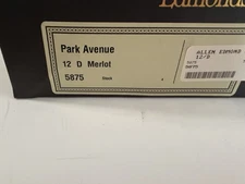 New (NIB) Allen Edmonds Leather "PARK AVENUE" DERBY Cap-Toe Oxfords 12 D Merlot 