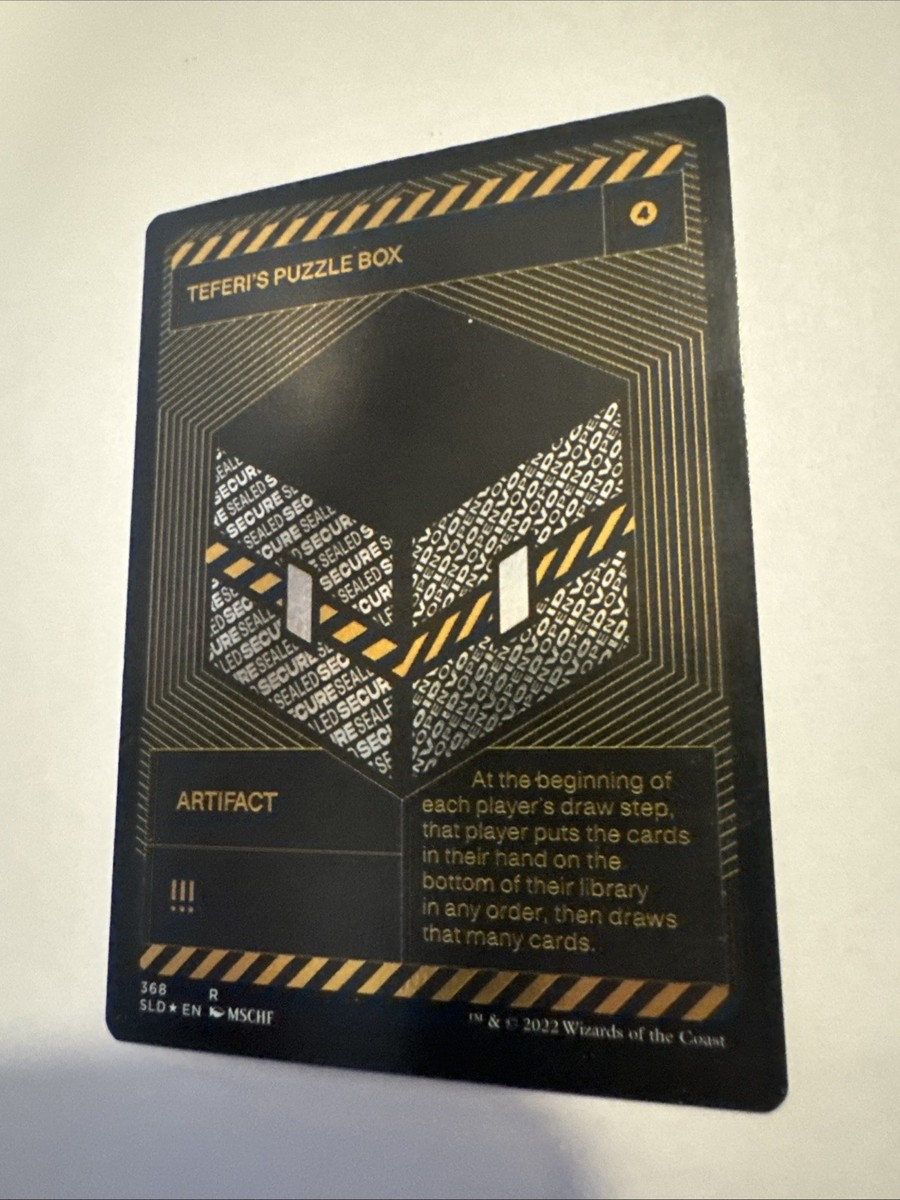 Teferi's Puzzle Box (Silver Laminate) Secret Lair Drop Foil | eBay