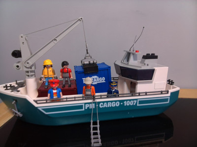 Playmobil 5253 Container Ship, Harbour Ship, Cargo Discontinued - Main Image