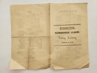 1856 antique WETHERSFIELD ACADEMY wethersfield ct EXHIBITION program — photo 2