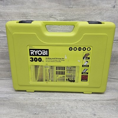 RYOBI 300 PC Drilling and Driving Bit Set for Wood Metal Plastic Masonry R0B3002
