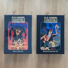 Old School Essentials OSE RPG Classic & Advanced Expansion Sets Gold Foil Ed.