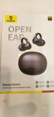 Baseus Bowie MC1 Open Ear Clip-On Earbuds,Adaptive Comfort with Anti-Drop Design