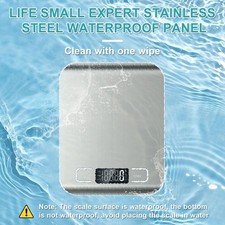 Food Scale, 11lb Kitchen Scale with 6 Units Tare Function  LCD Display, 0.05oz