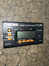 Boss Guitar Digital Tuner Metronome Function Model TU-80 Pre-owned WORKING