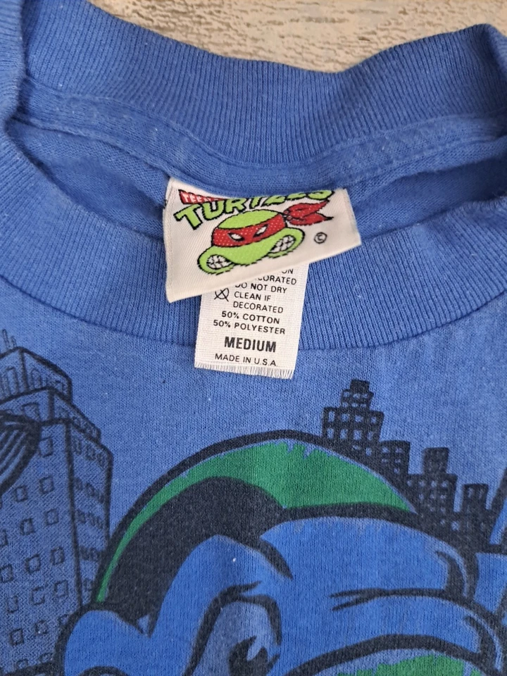 Vintage Mirage TMNT 1993 Teenage Mutant Ninja Turtles Kids Med T-Shirt - Image 4 of 4