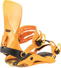 Snowboard Bindings NITRO PHANTOM Orange Fade 2026 Display