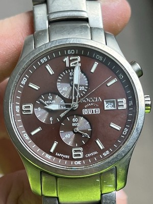 Boccia Titanium 3776-04 Men s Watch   For Parts / Not Working