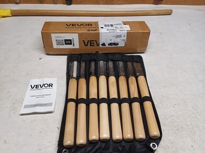 Brand new Vevor set of 8 lathe turning tools never used #WD355-8 w/manual #12
