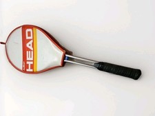 Vintage 1980's AMF Head Professional Redhead Aluminum Tennis Racquet with Cover