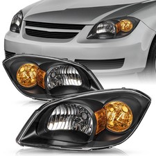 Headlight Assembly Black Housing Amber Reflector Cobalt Pursuit G5 2005-2010