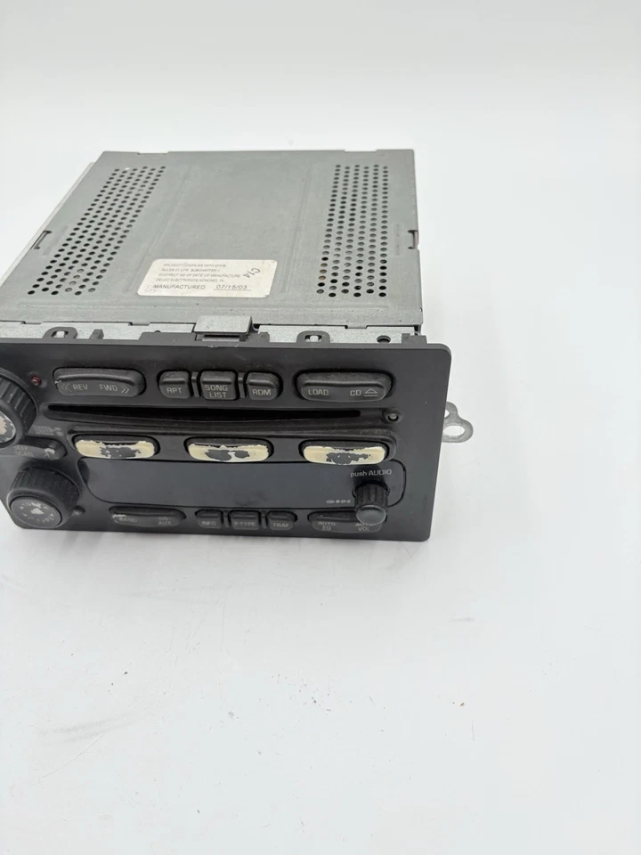 ⭐️2003 - 2006 Chevy GMC Yukon Tahoe GM 6 Disc Audio Stereo Radio 25753974 OEM - Image 4 of 4