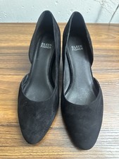 Eileen Fisher Hilly Wedge d'Orsay Pump Pointed Toe Women's Black Size 7