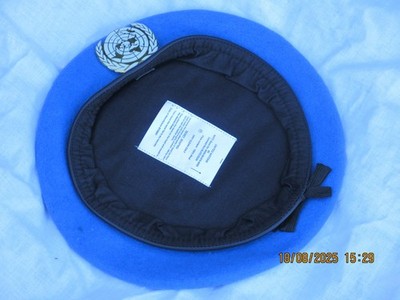 Englisches Barett, United Nations,UN blue Beret & Badge Gr. 60,British Army,2021