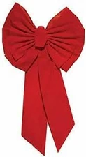 Rocky Mountain Goods Extra Large Red Christmas Bow - 35” by 18” - Looped... 