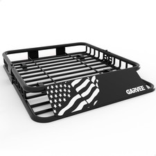 Garvee 51x36x5 Roof Rack Basket Extension Cargo Carrier For Suv Cars Black