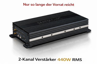 Emphaser EA-S2 2-Kanal Verstärker Class A/B 440W RMS Ausverkauf!