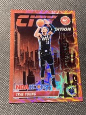 Trae Young 2023 NBA Hoops Premium Stock City Edition Red /88
