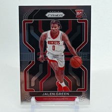 Jalen Green 2021-22 Panini Prizm - #306 Green Prizm (RC) Base Rockets