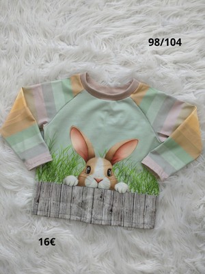 Megasüsses Handmade Langarmshirt für die Jungs, Gr. 98/104, Neu!