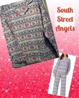 LANZ OF SALZBURG  ~ SNOWFLAKE FAIR ISLE ~   FLANNEL PAJAMA SET  ~ SIZE SMALL