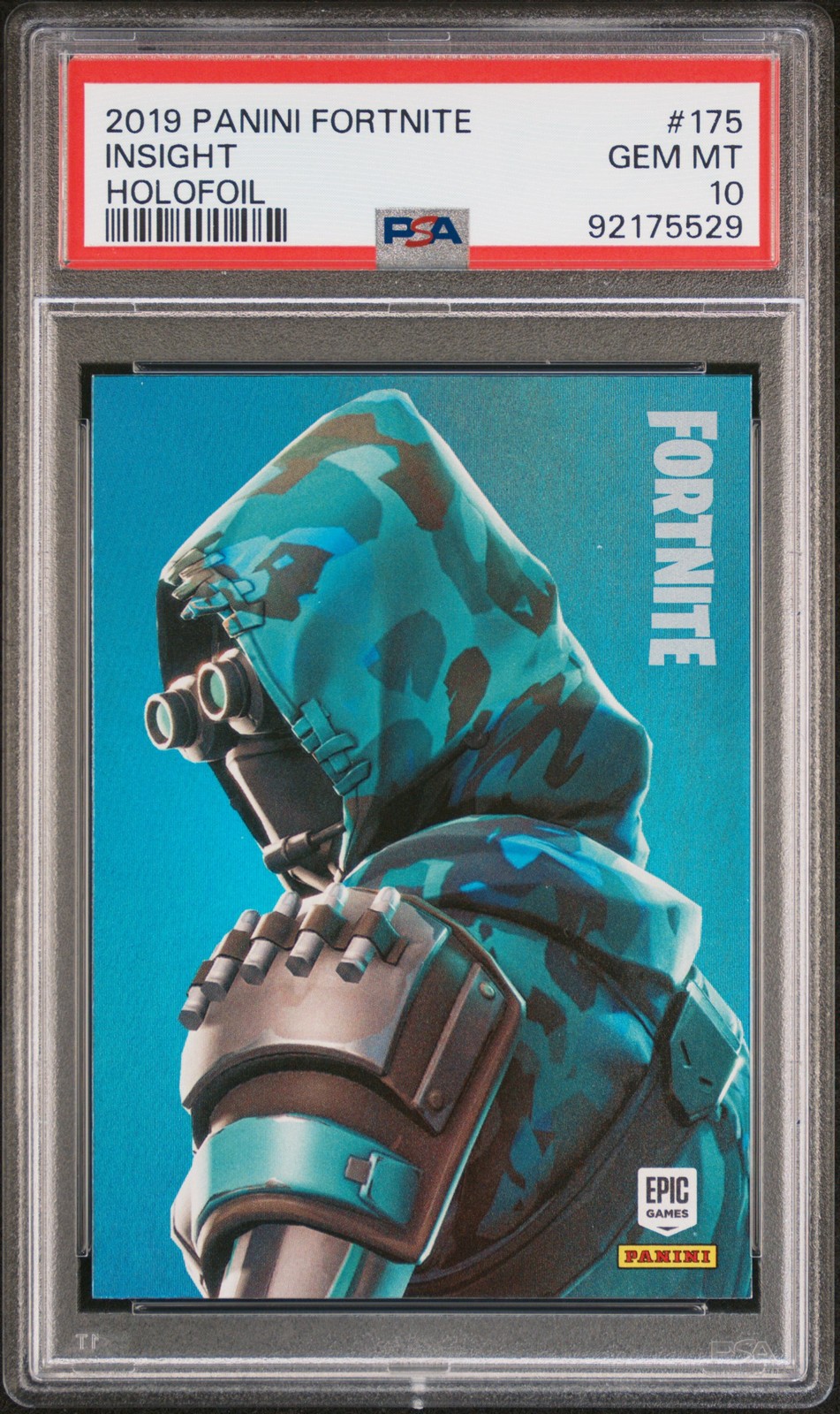 2019 Panini Fortnite Insight Holofoil #175 PSA 10