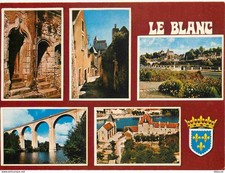 Carte Postale - 36 - Le Blanc - Multivues - Blasons - CPM - Voir Scans Recto-Ver
