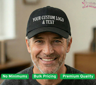 Classic Blank Dad Hat, Unstructured 6-Panel Cotton Twill Baseball Cap, Premium E
