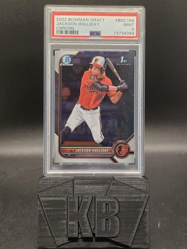 2022 Bowman Draft - Chrome Jackson Holliday #BDC-168 (RC). Psa 9