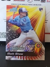 2025 Bowman Chrome Matt Shaw - Meteoric Rise Mojo Refractor 