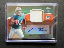 2012 Topps Chrome NFL Rookie Patch Auto RPA - Michael Egnew RC /50