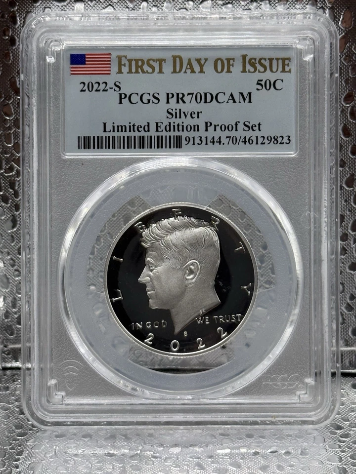 2022-S Silver Kennedy Half • PCGS PR70DCAM FDOI • Limited Edition Proof Set - Image 3 of 4